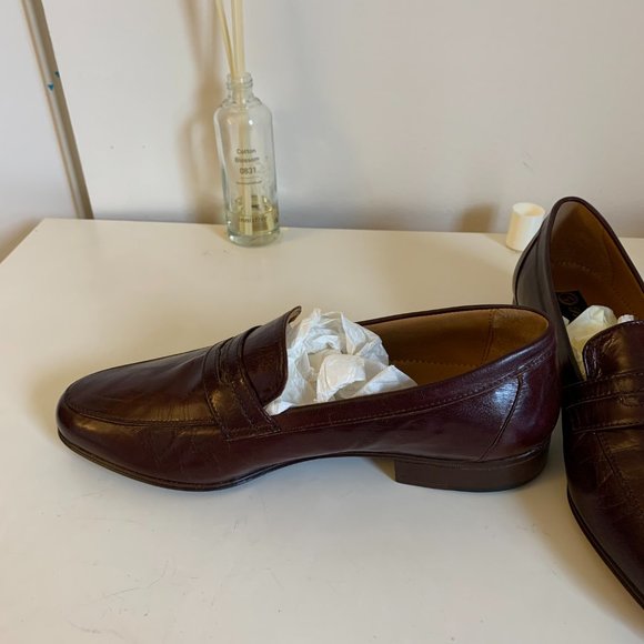 Brown Leather Loafers, Made in Italy - Picture 5 of 10